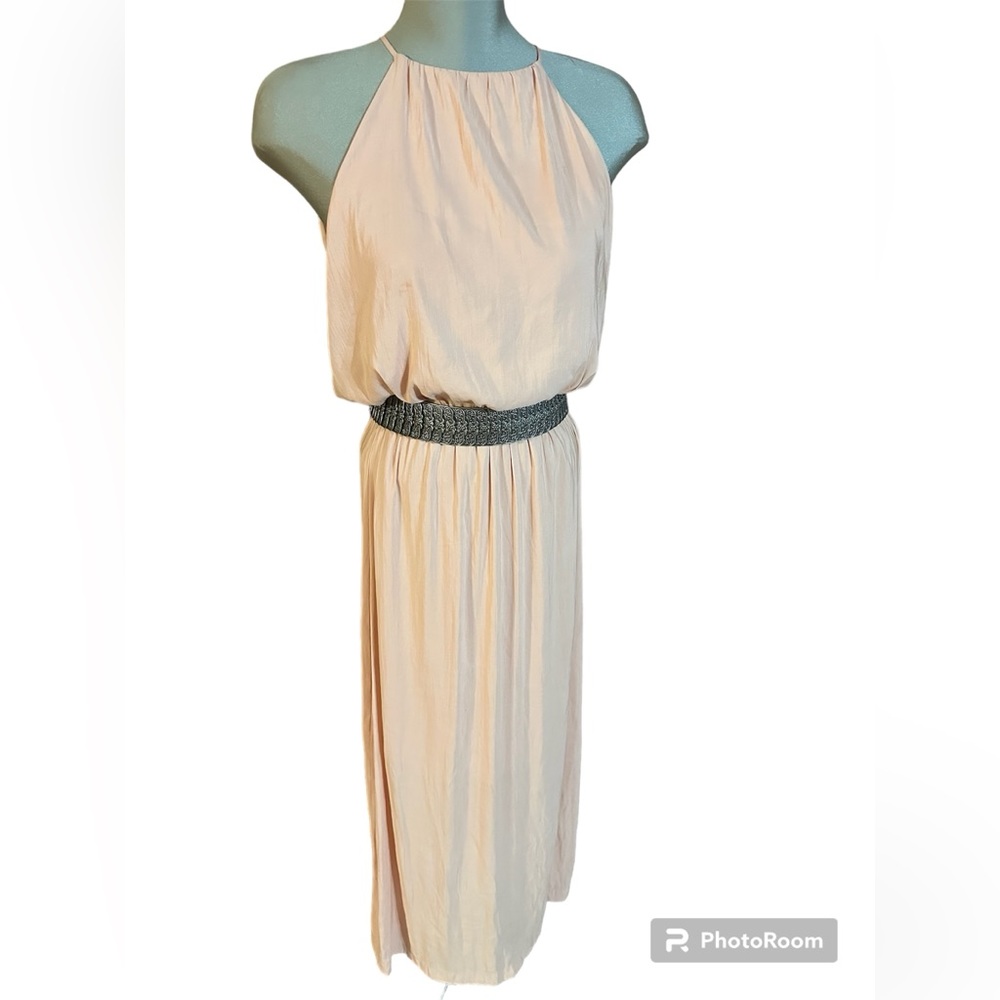 Pale Peach Maxi Dress